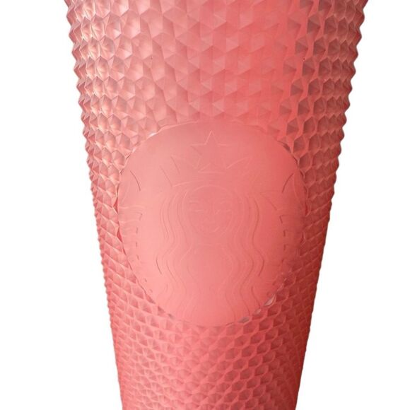 Starbucks Pink Lemonade Jelly 24 Oz Venti Tumbler Studded Gem Insulated Cup - Picture 2 of 5
